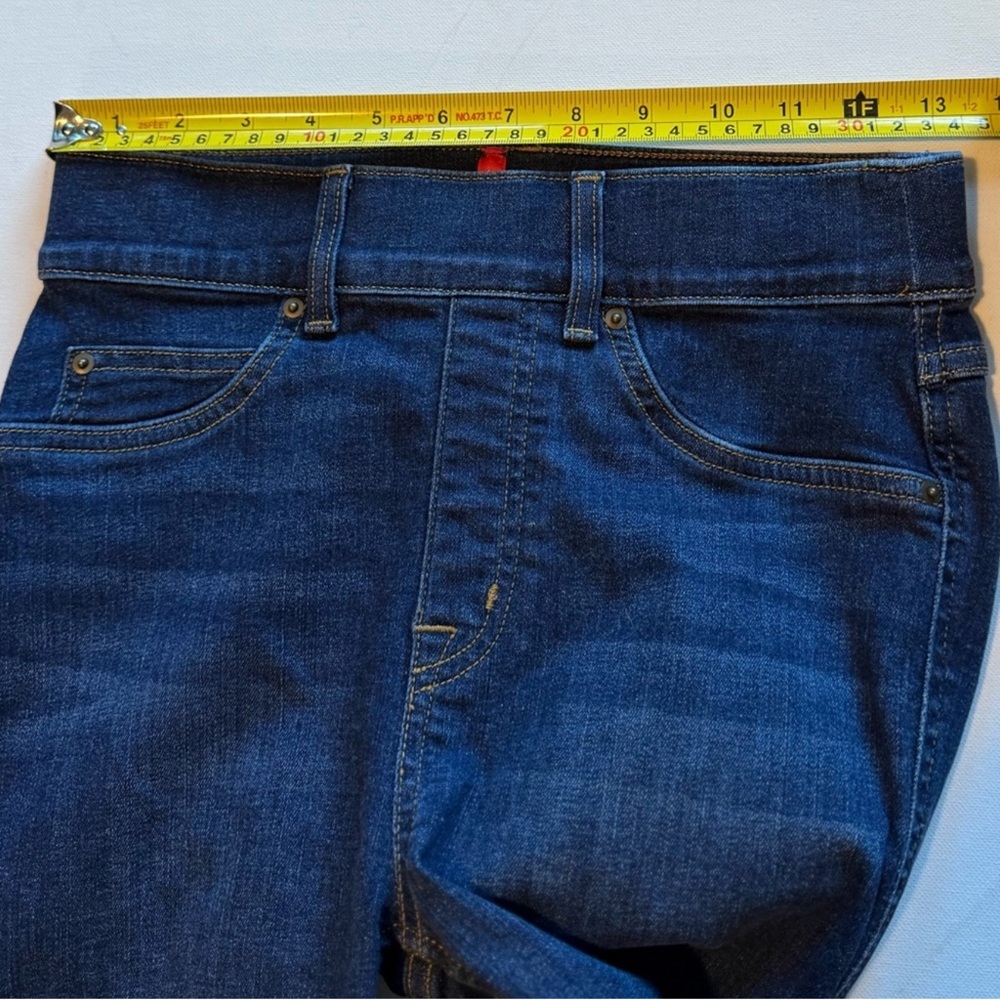 SPANX Women's Dark Blue Ankle Jeans - Picture 10 of 13